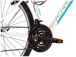 KROSS Evado 1.0 Lady WhiteTurquoise 2