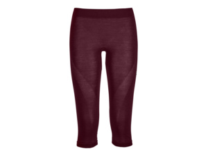 Dámské kalhoty 3/4 ORTOVOX Competition light Dark Wine