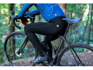 Kalhoty SANTINI Full Zip Black