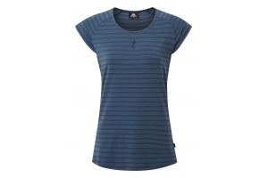 Dámské tričko MOUNTAIN EQUIPMENT Equinox Tee Denim Blue Stripe