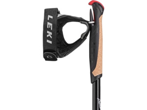 Běžecké hole LEKI XTA 5.5 Black/White-Neonyellow