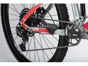 GHOST Kato FS 27.5 Light Grey Pearl/Riot Red