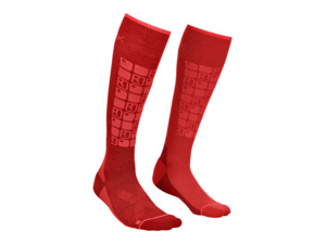 Ponožky ORTOVOX Ski Compression Dark Blood - 35-38