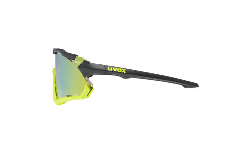 Brýle UVEX Sportstyle 228 Black Lime MatMirror Yellow 1