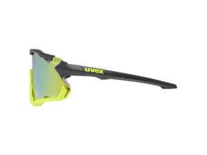 Brýle UVEX Sportstyle 228 Black Lime MatMirror Yellow 1