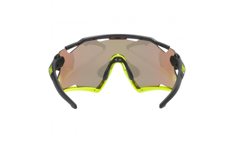 Brýle UVEX Sportstyle 228 Black Lime MatMirror Yellow 3