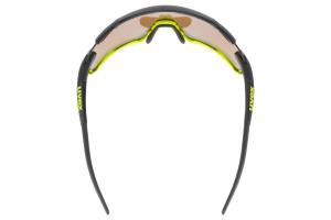Brýle UVEX Sportstyle 228 Black Lime MatMirror Yellow 4