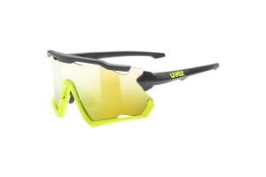 Brýle UVEX Sportstyle 228 Black Lime MatMirror Yellow