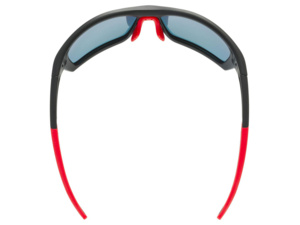 Brýle UVEX Sportstyle 232 P Black Mat RedPolavision Mirror Red 4