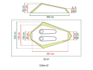 Stan COLEMAN Cobra 2 osoby