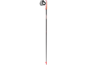 Nordic walking hole LEKI Flash Carbon Darkanthracite-White-Fluorescent Red