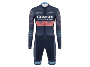 Pánská kombinéza SANTINI Replica CX BODY Trek factory racing CX 2022 Nautica blue