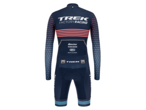 Pánská kombinéza SANTINI Replica CX BODY Trek factory racing CX 2022 Nautica blue 1