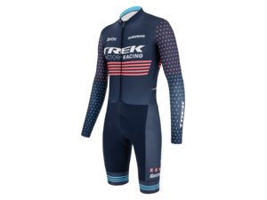 Pánská kombinéza SANTINI Replica CX BODY Trek factory racing CX 2022 Nautica blue 2