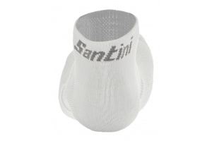 Nízké ponožky SANTINI Cubo White - XS