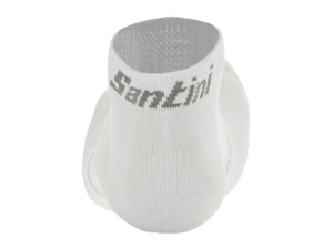 Nízké ponožky SANTINI Cubo White - M
