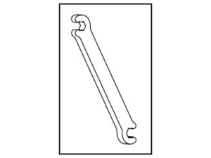 Centrklíč FULCRUM, pro šestihranné niple, 5,5 - 6,0mm