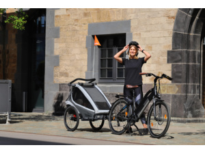 Vozík QERIDOO KidGoo1 Steel Grey