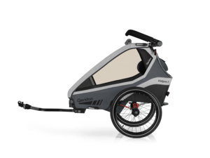 Vozík QERIDOO KidGoo1 Steel Grey