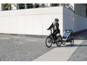 Vozík QERIDOO KidGoo1 Steel Grey