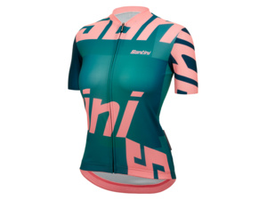 Dámský dres SANTINI Karma Logo Teal