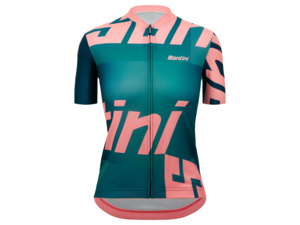 Dámský dres SANTINI Karma Logo Teal