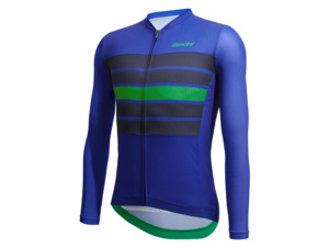 Dres s dlouhým rukavem SANTINI Sleek Bengal Blu Nautica