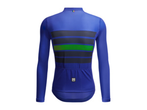 Dres s dlouhým rukavem SANTINI Sleek Bengal Blu Nautica