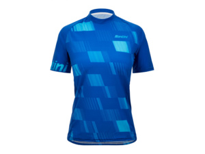 Dámský dres SANTINI FIBRA MTB Turchese