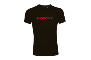 Pánské černé tričko s potiskem GHOST