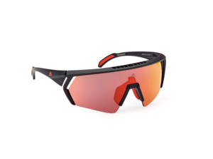 Sluneční brýle ADIDAS Sport SP0063 Matte Black/Bordeaux Mirror
