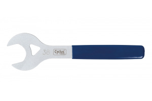 CYCLUS TOOLS head set spanner 38 mm, handle with plastic coating