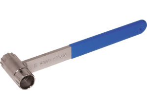 CYCLUS TOOLS cassette tool, SHIMANO + S.I.S., solid axles, with rubber covered handle