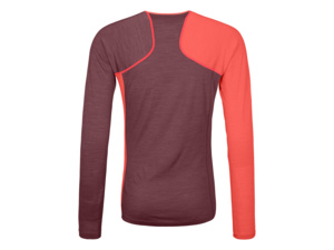 Dámské tričko s dlouhým rukávem ORTOVOX 120 Cool Tec Fast Upward Coral Blend