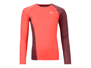 Dámské tričko s dlouhým rukávem ORTOVOX 120 Cool Tec Fast Upward Coral Blend