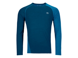 Tričko s dlouhým rukávem ORTOVOX 120 Cool Tec Fast Upward Petrol Blue Blend