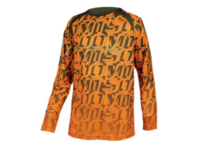 Dětský dres s dlouhým rukávem ENDURA MT500 Print LTD Tangerine