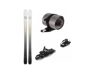 Dámský skialpový set lyže 163 cm s pásy a vázáním - POUŽITÉ
