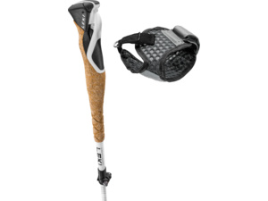 Trekingové hole LEKI Cross Trail FX Superlite, White-bright Red-black 110-130 cm