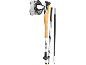 Trekingové hole LEKI Cross Trail FX Superlite, White-bright Red-black 110-130 cm
