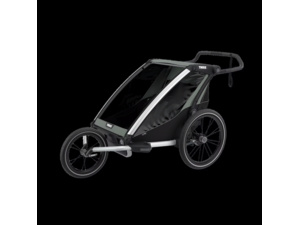 Dětský vozík THULE Chariot Lite Double Aluminum/Agave