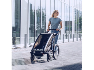 Dětský vozík THULE Chariot Lite Double Aluminum/Agave