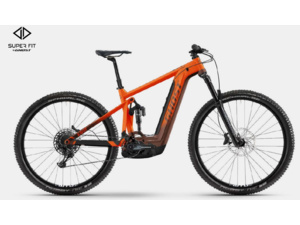 GHOST E-Riot Trail AL B625 Metallic Bright Orange/Metallic Dark Brown Glossy