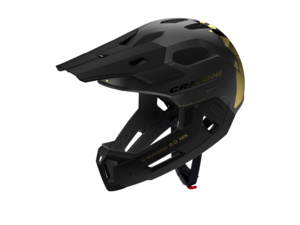Dětská helma CRATONI C-Maniac 2.0 MX JR. Black/Gold Matt