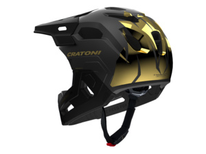 Dětská helma CRATONI C-Maniac 2.0 MX JR. Black/Gold Matt