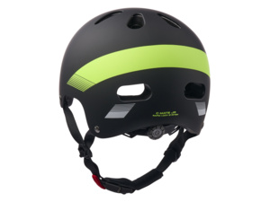 Dětská helma CRATONI C-Mate JR. Black/Lime Matt - S/M (54-58cm)