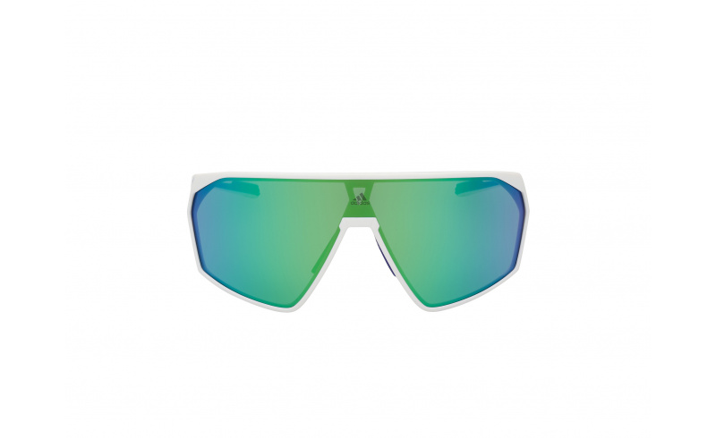 Sluneční brýle ADIDAS Sport SP0073 - White/Green Mirror