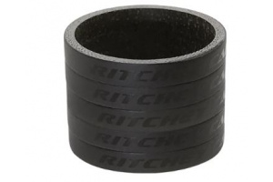 Podložky RITCHEY Wcs Carbon Black Ud Matte 1-1/8 5mm 5Pc