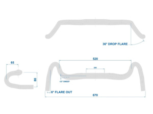 Řidítka RITCHEY Wcs Beacon Xl - 52cm