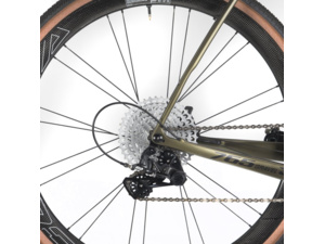 LOOK 765 Gravel RS Metallic Hope Green Satin Ekar 1X13 Corima Essentia 40 23C